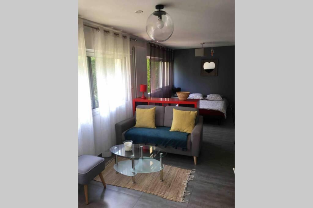 Bel Appartement En Rez De Jardin, 10Min Centre Et 300M Quais De Seine Wifi Rouen Bagian luar foto